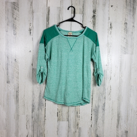 Faded Glory Tops - 3/$15 Faded glory green light weight top S